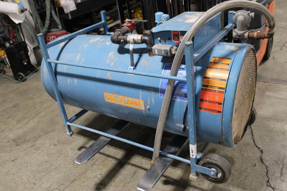 SURE FLAME S1500 HEATER  PROPANE/NATL GAS 500,000 BTU THERMOSTAT CONTROLLED