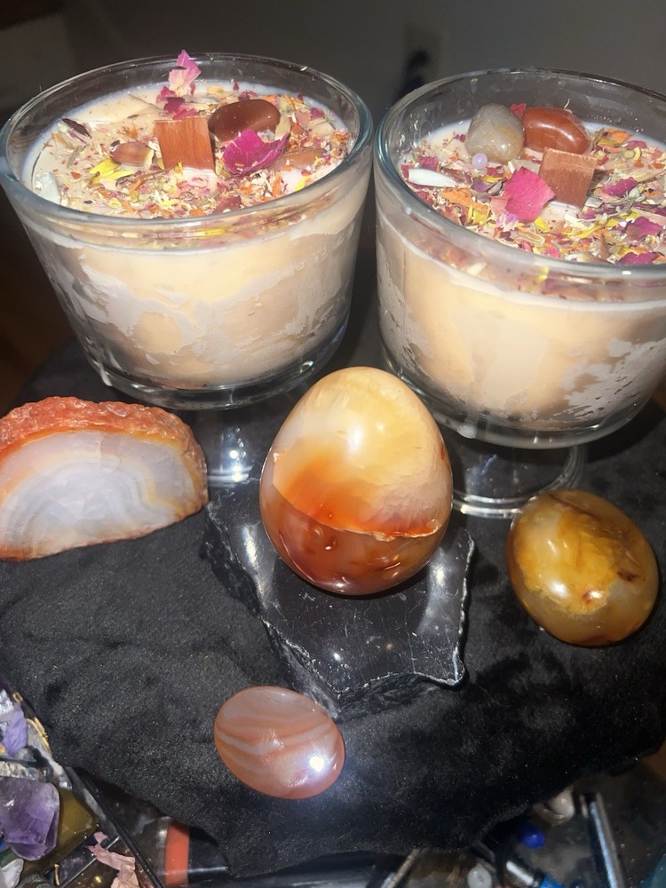 🔥🧡 Passion Candle — Sacral Spell Candle | Handmade Intention Candle