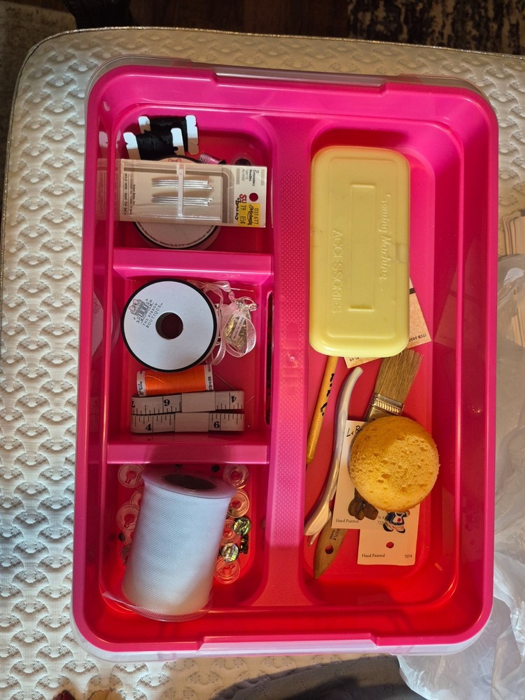 sewing box odds and ends