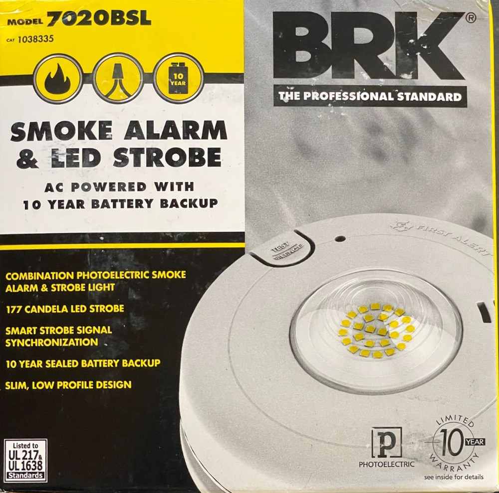 BRK 7020BSL Hardwired LED Strobe Light