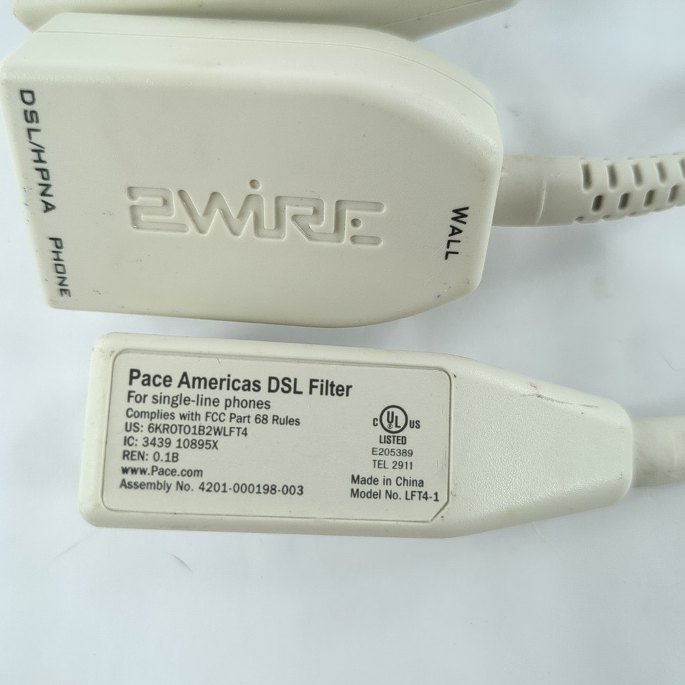 DSL Filter Bundle Pace & Network Coupler: (2) LFT 4-1 & (1) LFT 4-1-GB & RJ45