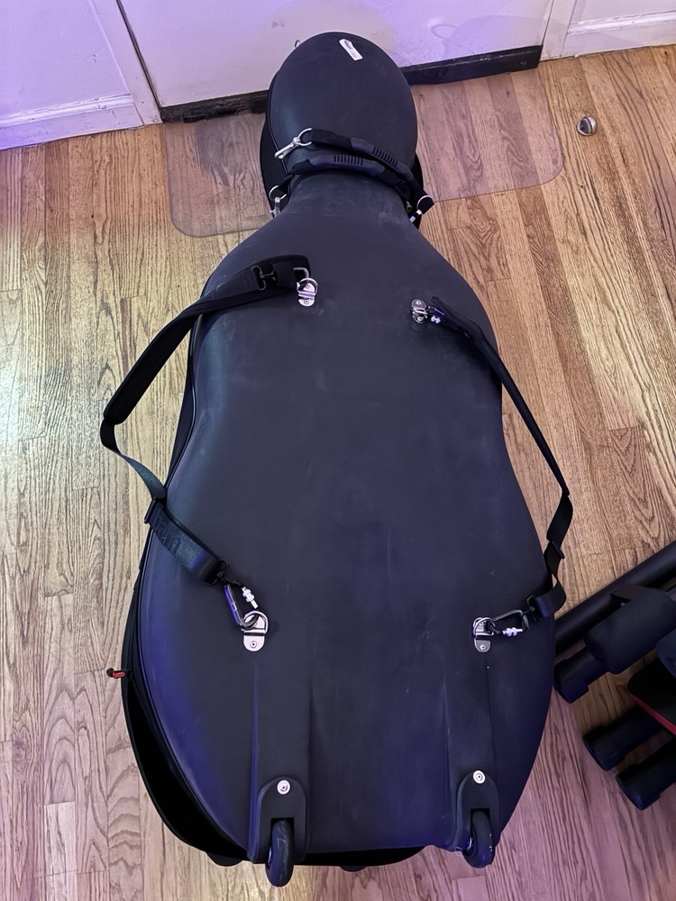 Black Hard Shell BAM CELLO FLIGHT CASE