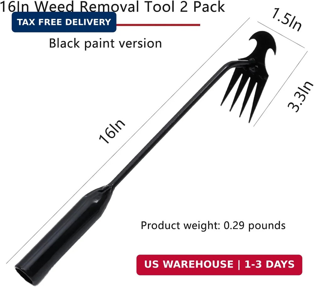 Weed Puller Tool Garden Weed Pulling Tool, Portable Garden Weeder Tool Uprooting
