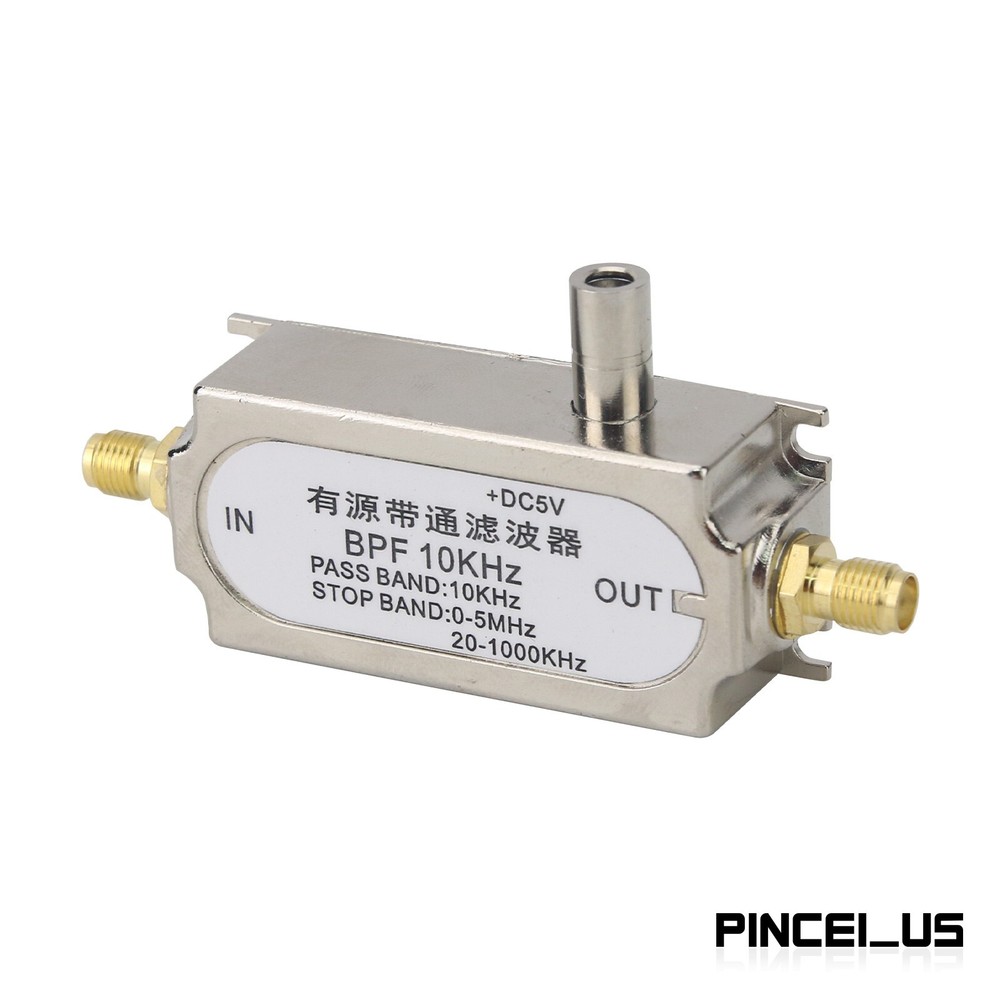 10KHz BPF Single Power Supply Active Bandpass Filter 45dB Suppression RF Acc