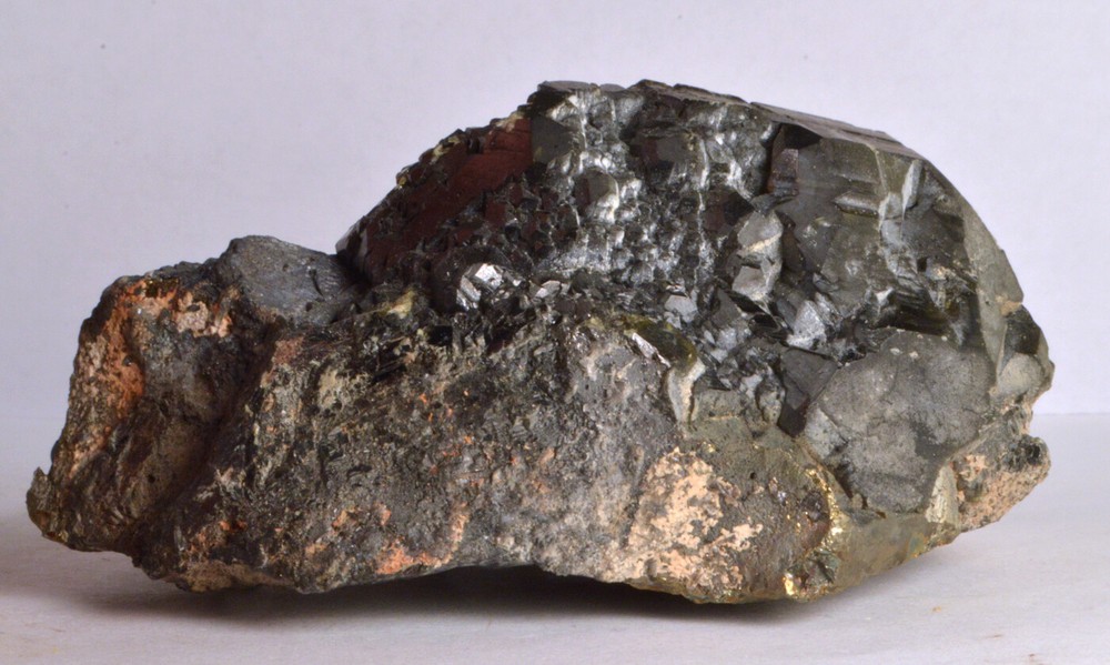 #5681 Galena & Sphalerite - Madan Fields, Bulgaria - over 3" long