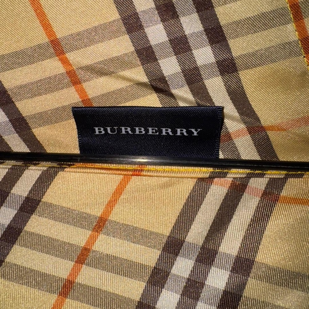 Burberry Long Umbrella Plaid Pattern Men Accessory Original Collection