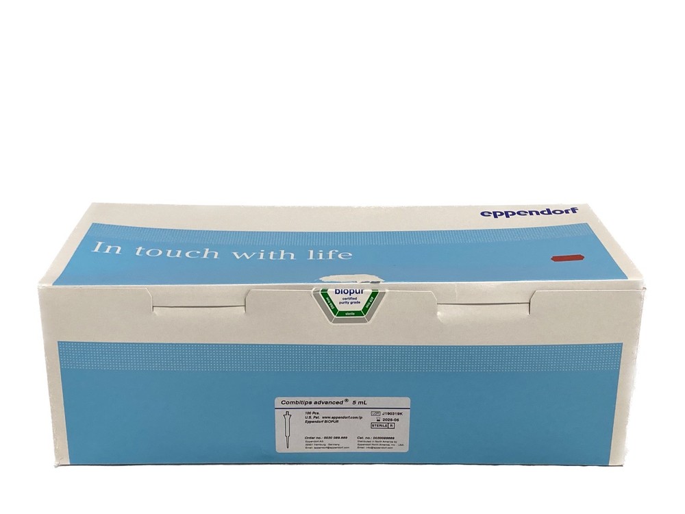 (100) EPPENDORF Biopur Advanced 5mL Combitips Pipette Tips 0030089669