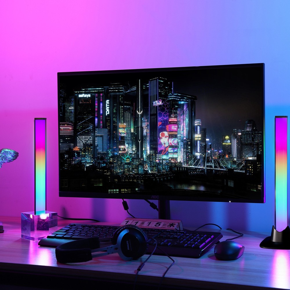 RGB Smart LED Light Bars Bluetooth TV Backlight Gaming Lights Music Sync