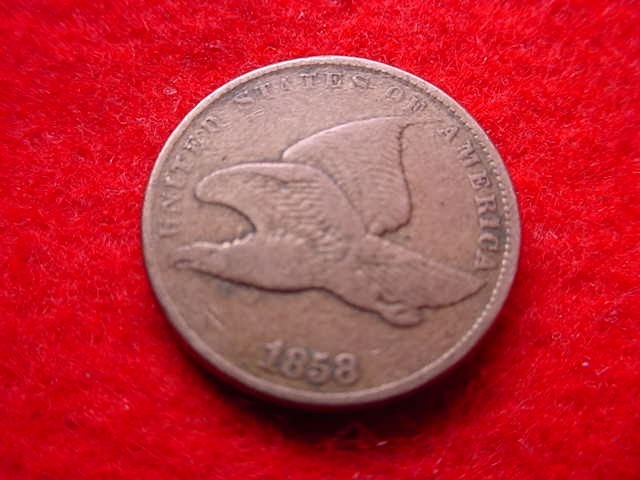 1858 FLYING EAGLE CENT GREAT CENT!!   #325