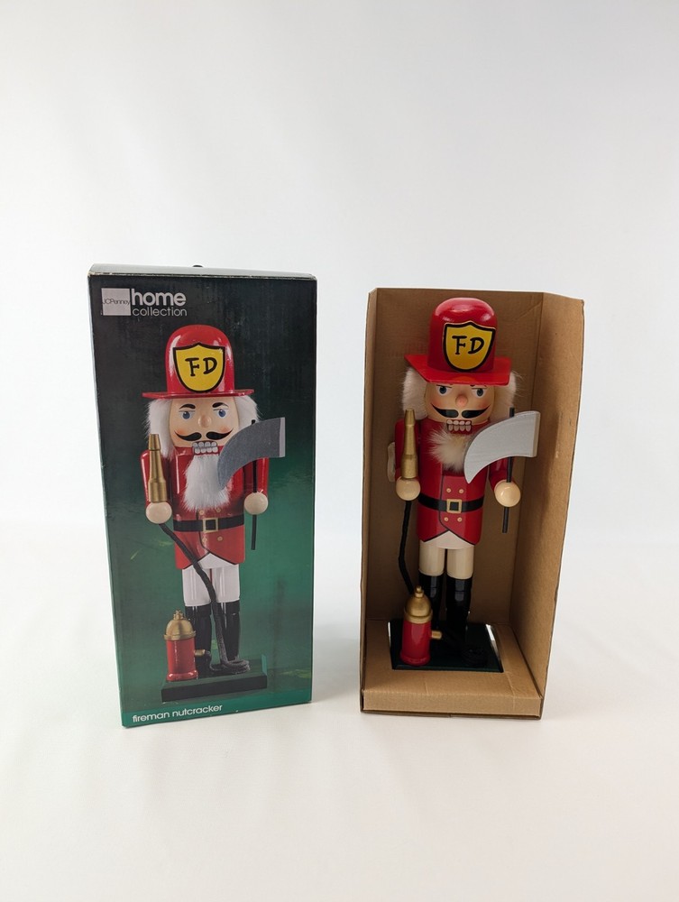 JCPenney Home Collection 14” Fireman Nutcracker 2004