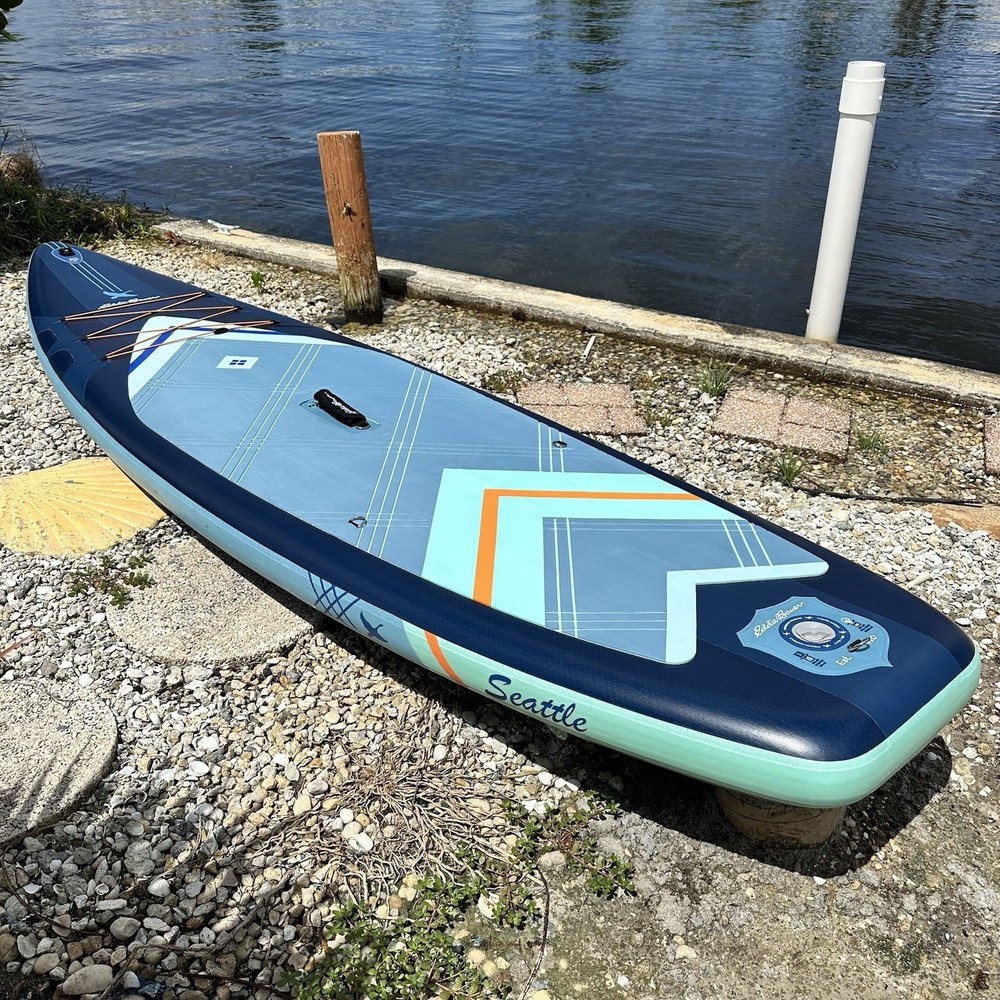 EDDIE BAUER SEATTLE SUP Paddleboard, Inflatable Stand Up Paddle Board Elect Pump