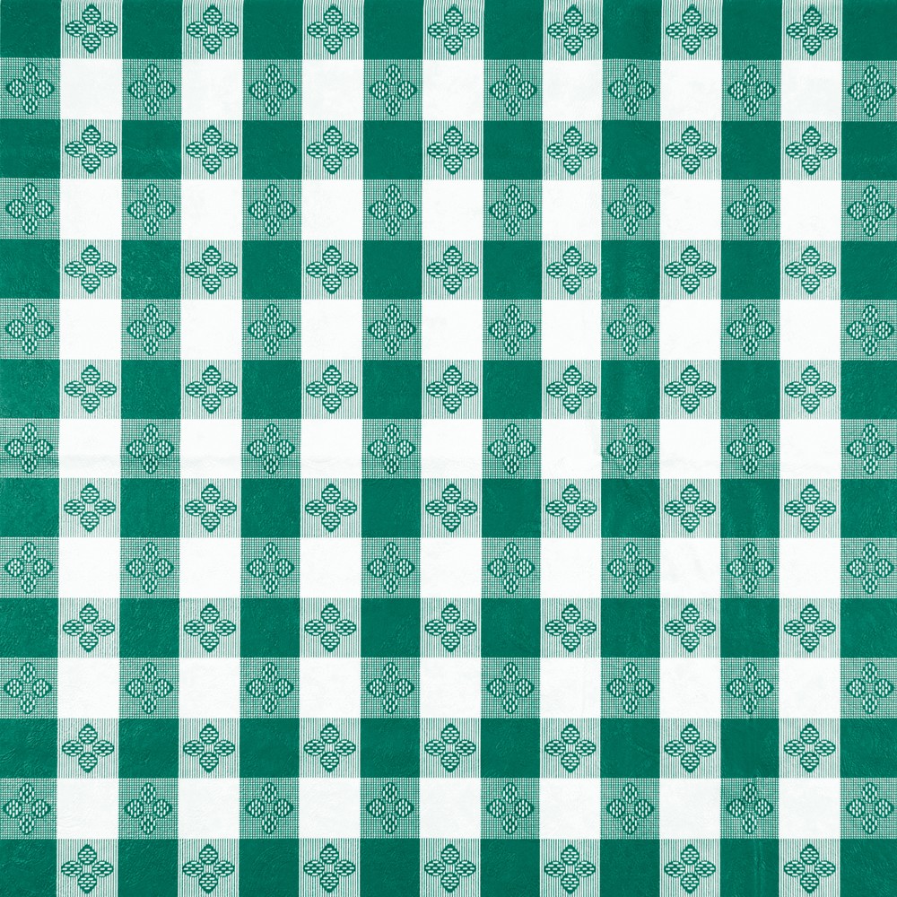 Table Cloth, 52" x 52", Square, Green (12 Each)