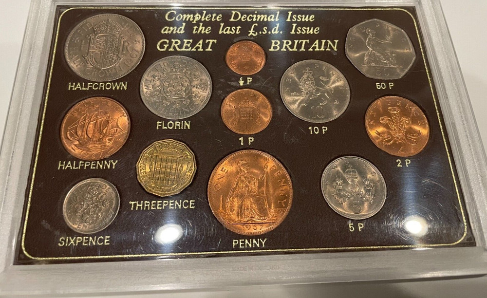 Complete Decimal Issue & the Last L. S. D. Issue GREAT BRITAIN