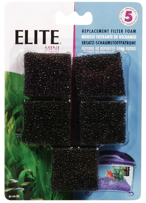 Elite Stingray Mini Filter Replacement Foam 5 pack  A-133