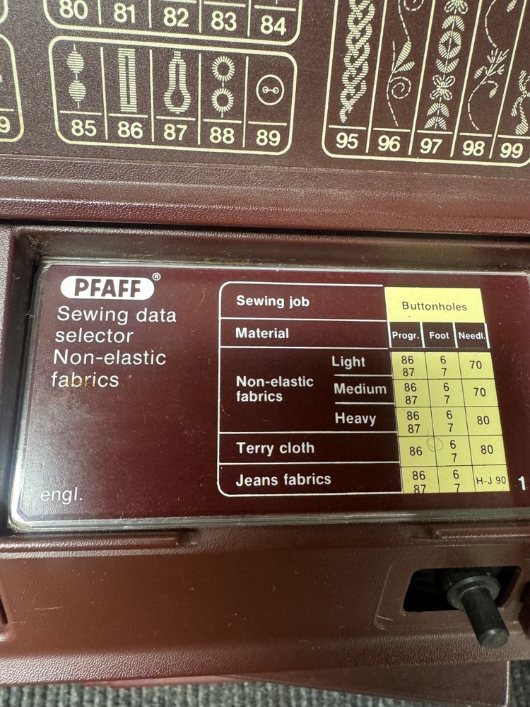 Pfaff Creative 1469 Sewing Machine Just Serviced Great Condition!