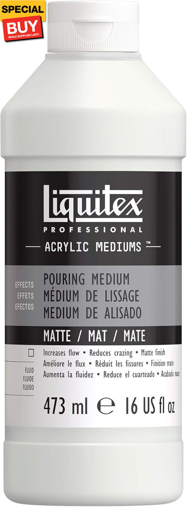 Professional Effects Medium, 473ml (16-oz), Matte Pouring Medium