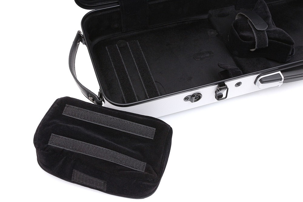 Advanced white Violin Case Box 4/4 Carbon Composite Strong nice workmanship