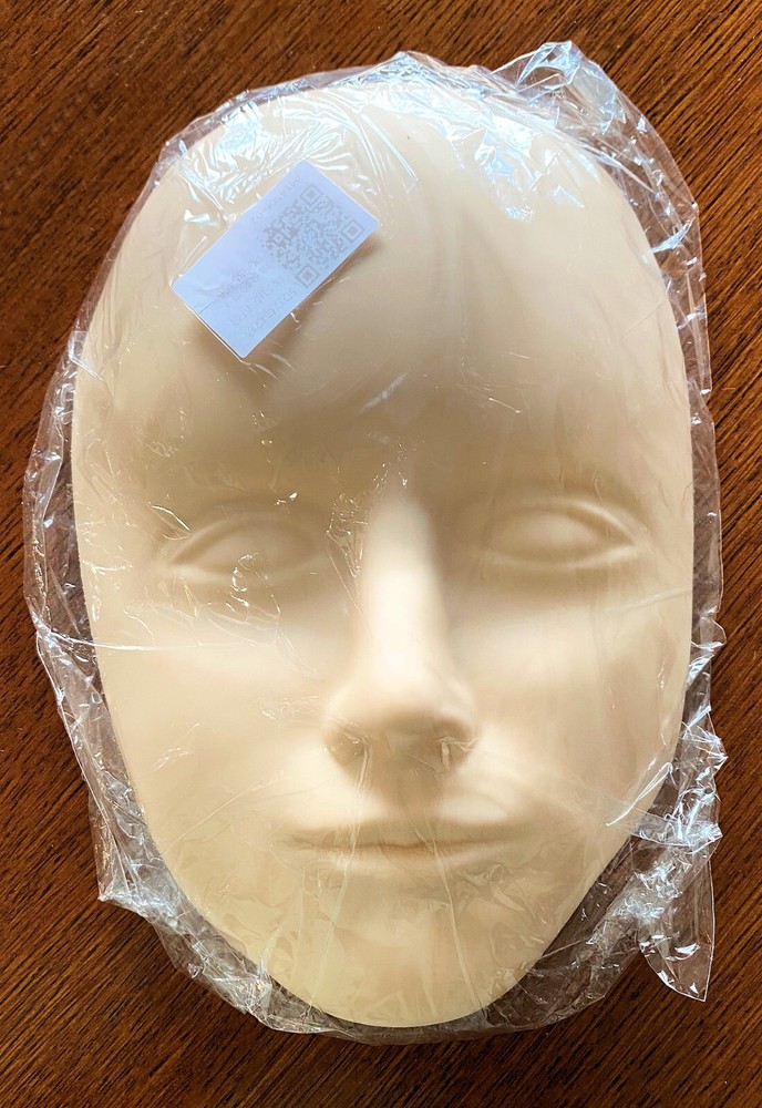 3D Makeup Practice face soft silicone makeup mannequin face