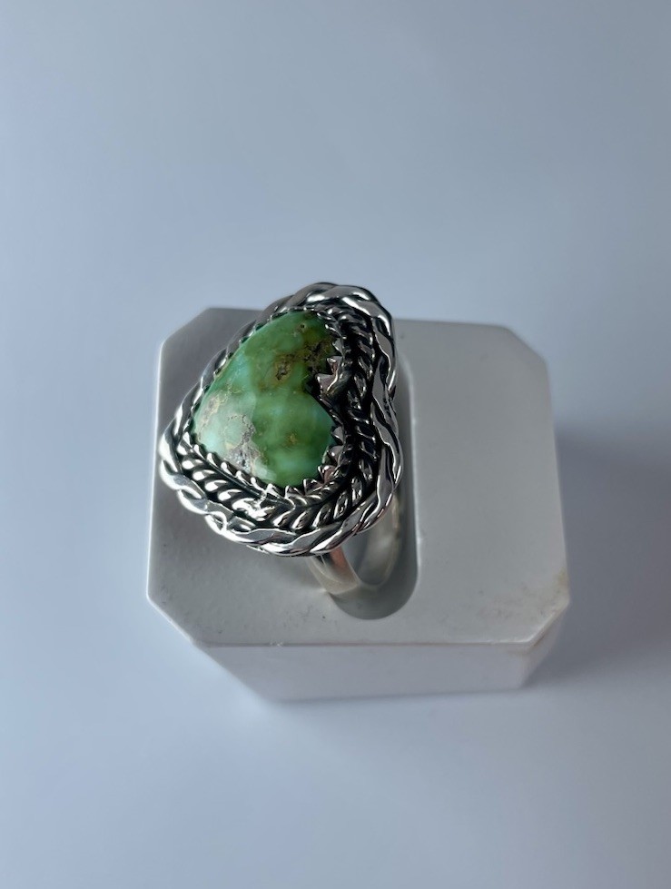 Sterling Silver Sonoran Gold Heart Ring