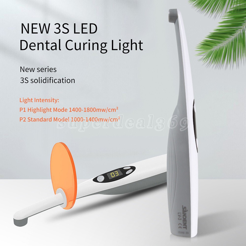3S LED Curing Light Machine Resin Coagulation Dental Photopolymerizer 3second MD