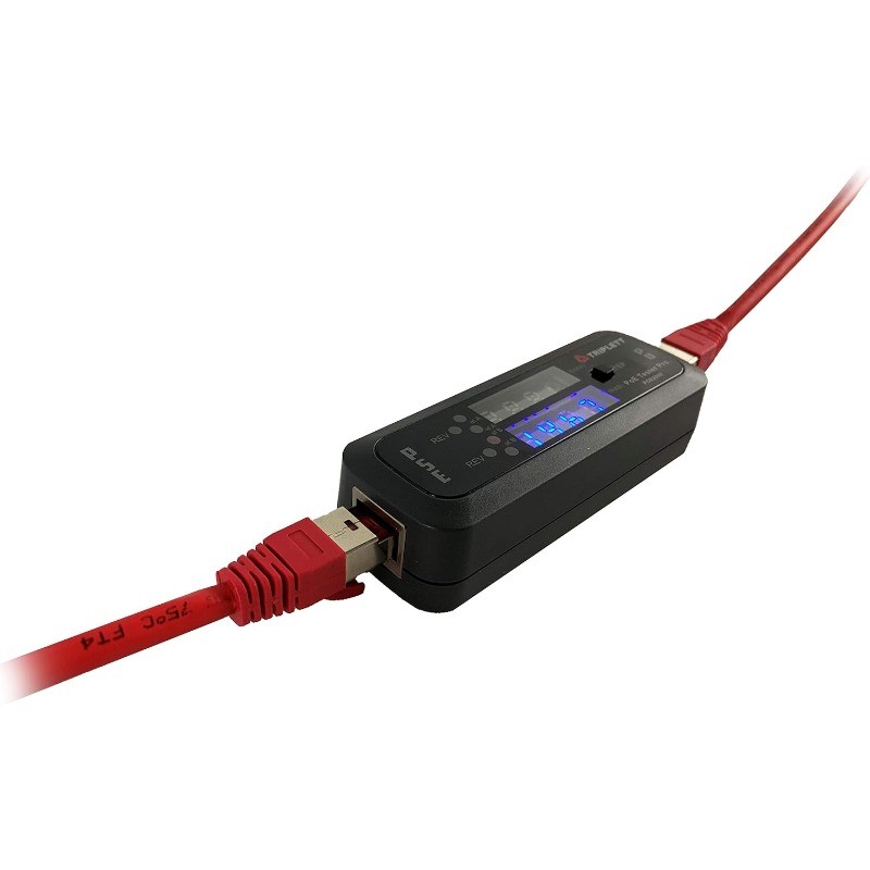 Tester Pro Inline Power Over Ethernet Detector - PSE-Type/Class, Power Source