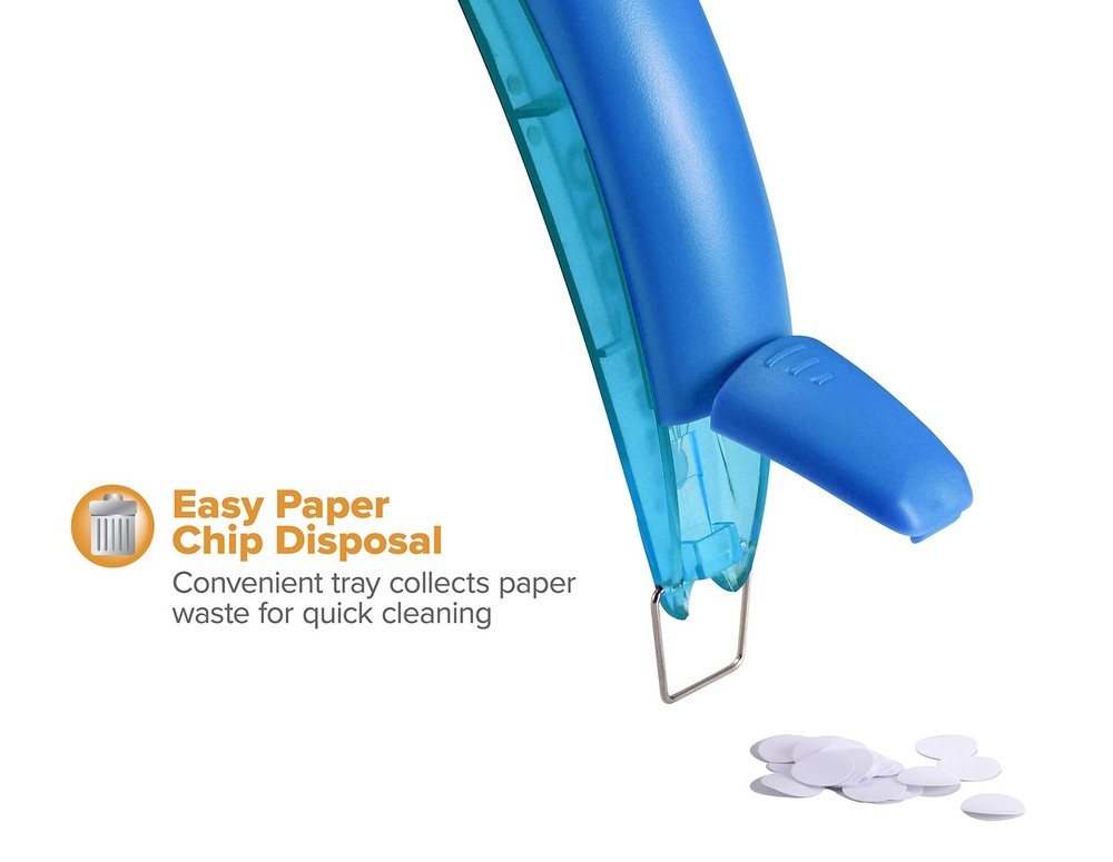 Bostitch Single Hole Puncher, Lightweight, Multicolor