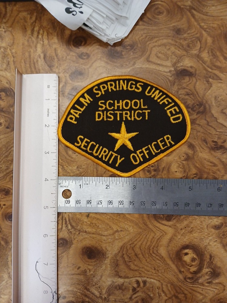 Palm Springs Security Officer School District Patch