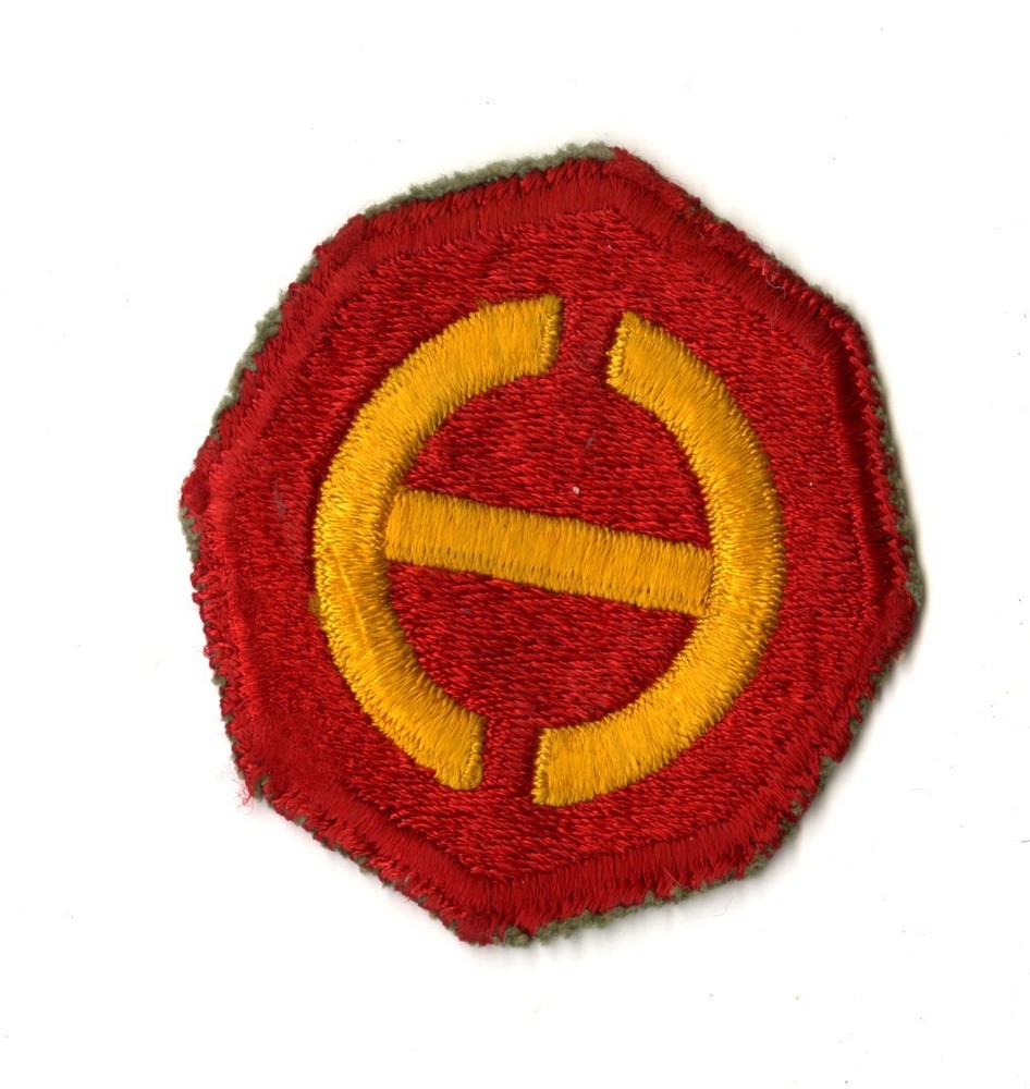 Hawaiian Department White Back Patch WWII Vintage Pearl Harbor Pacific