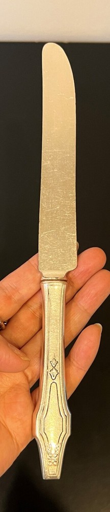 Silver Plate Dinner Knife 9"