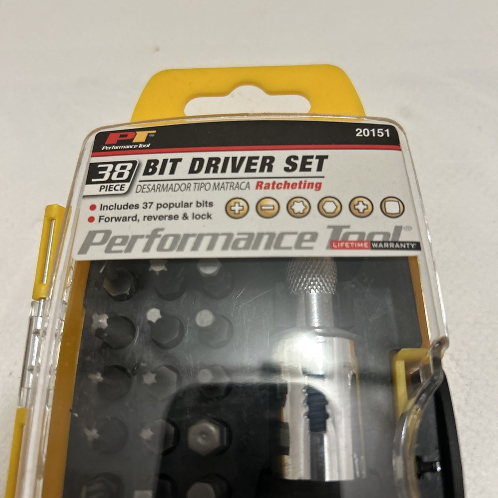 PERFORMANCE TOOL 38 PIECE BIT Driver SET WILMAR 20151