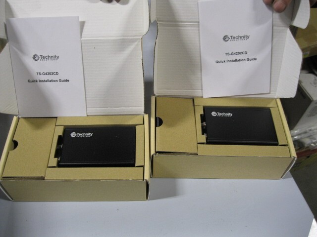 2- Technity Solutions TS-G4202CD GigaWire Coax Modem 12V/1A DC - NEW!