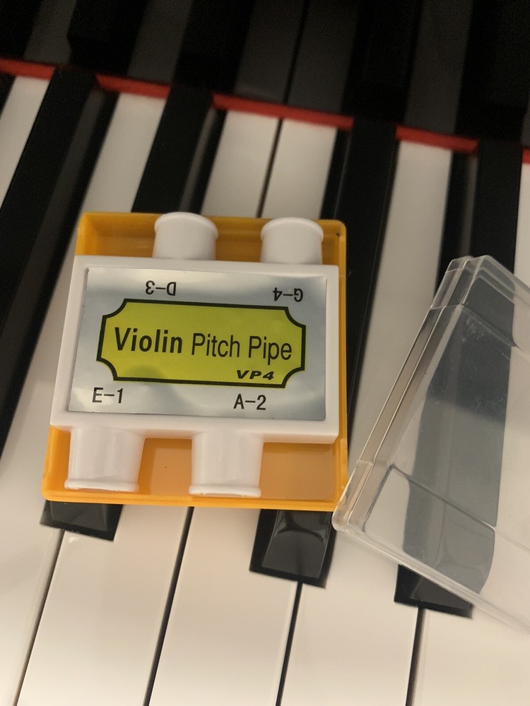 Violin Mandolin Plastic Pitch Pipe String Tuning Tuner E A D G With Box