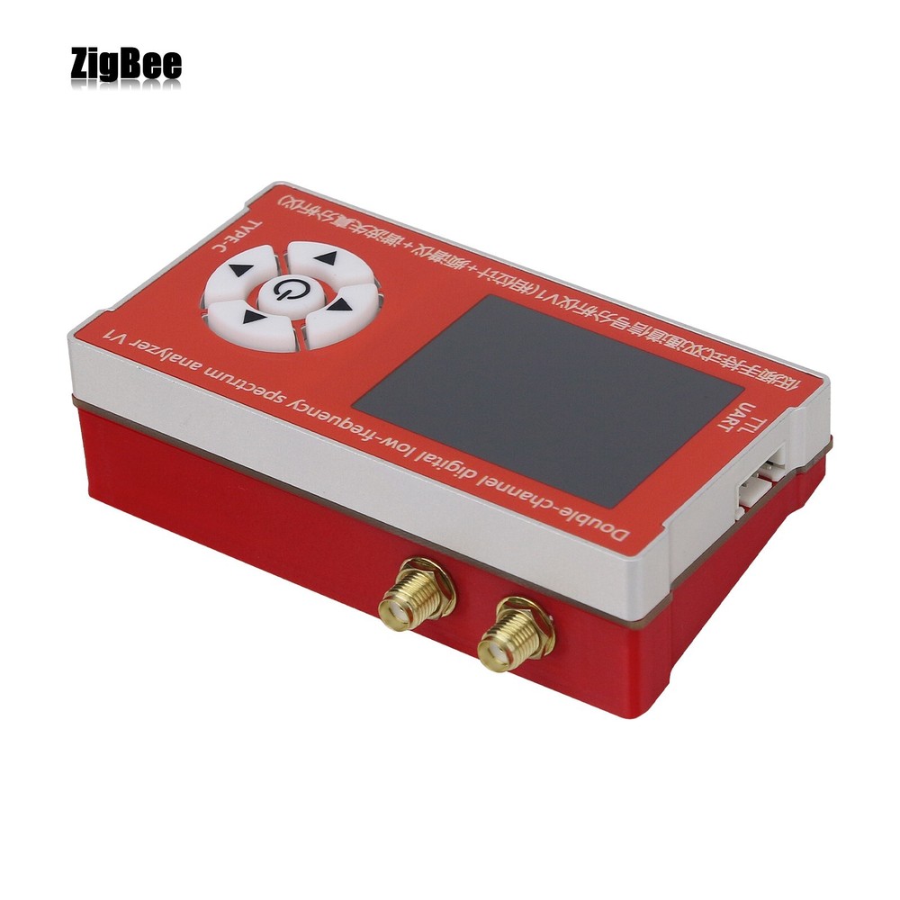 Double-channel Digital Low-frequency Handheld Spectrum Analyzer 10Hz-800kHz