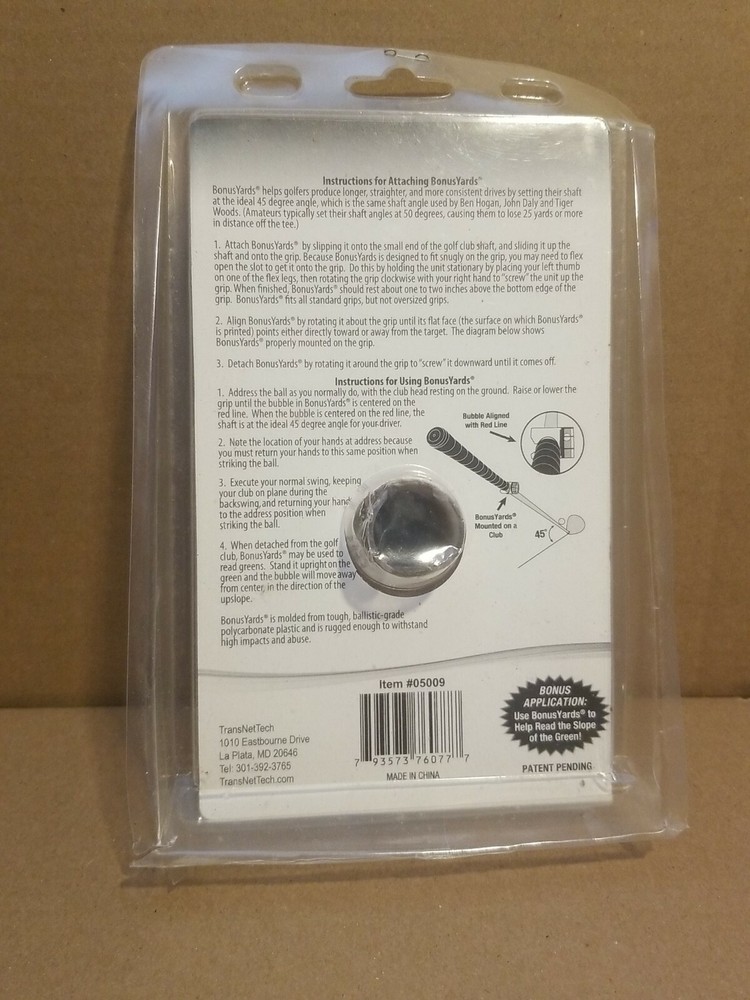 TransNet Tech Bonus Yards Golf Aid Device