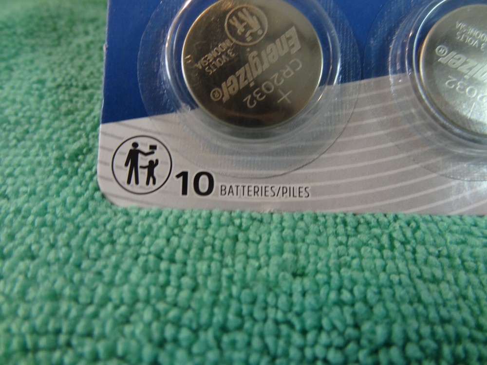 NEW Energizer 2032 3V Lithium Battery - 10 Pack- Coin Cell/Button