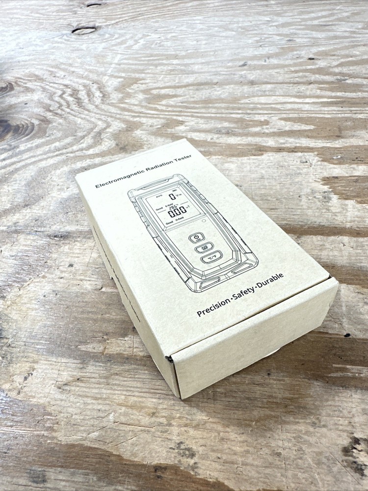 EMF Meter, Detects Electric and Magnetic Fields, Handheld Digital EMF Red