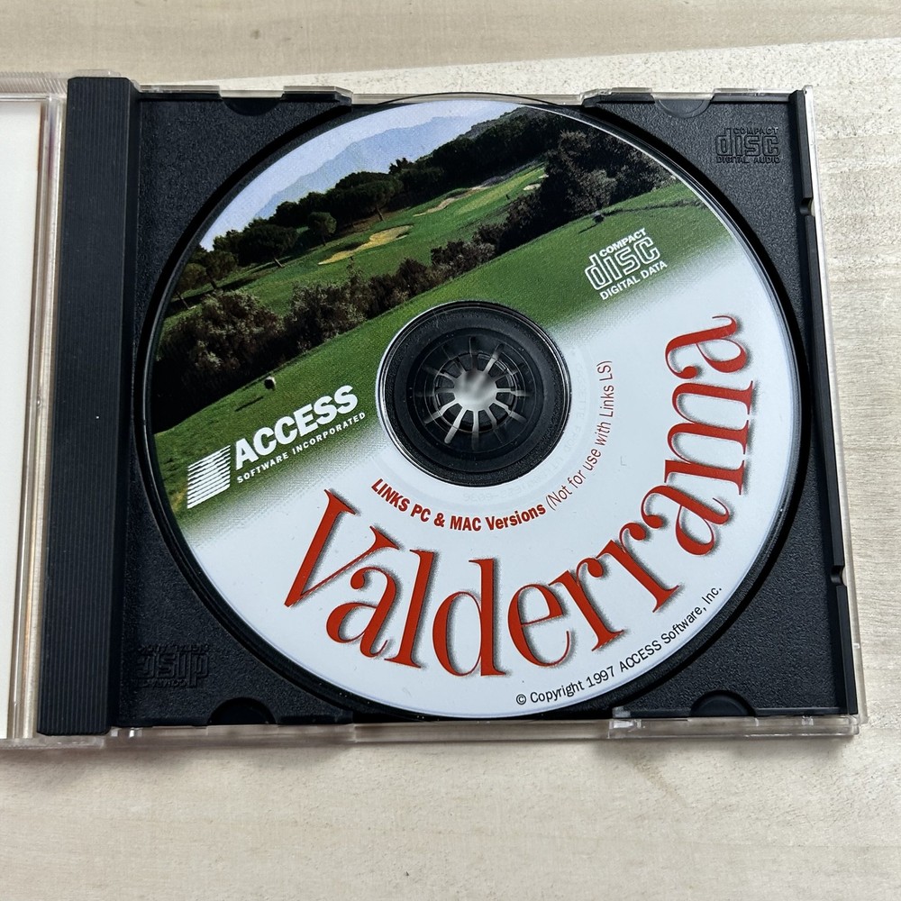 Links Championship Course Valderrama CD-ROM PC Mac Golf Game Software Windows 95
