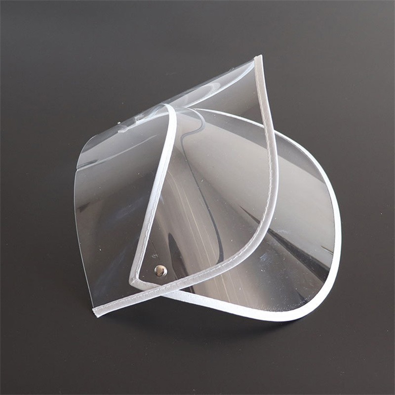 Protective Cap Replaceable Hat Brim Clear Hood Raincoat Jacket Face Protector