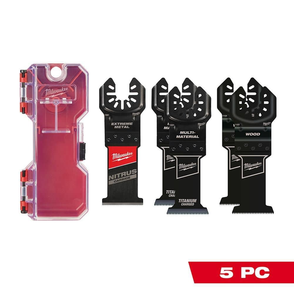 Milwaukee 49-10-9115 5 PC. Multi-Tool Blade Kit
