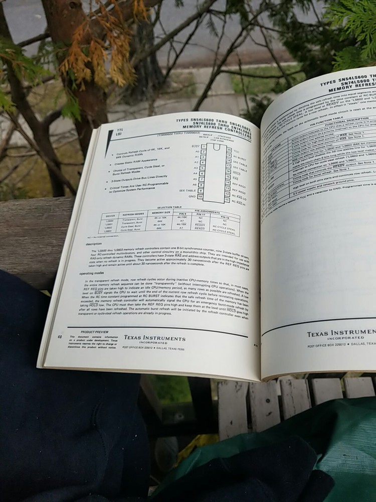3 VINTAGE TEXAS INSTRUMENTS BOOKS MEMORY INTERFACE DATA LOW POWER SCHOTTKY