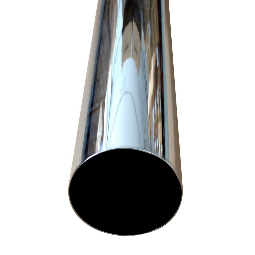 5 Inch Chrome Stack Pipe Curved Exhaust pipe 5"OD x 36" inch Length Tailpipe Tip