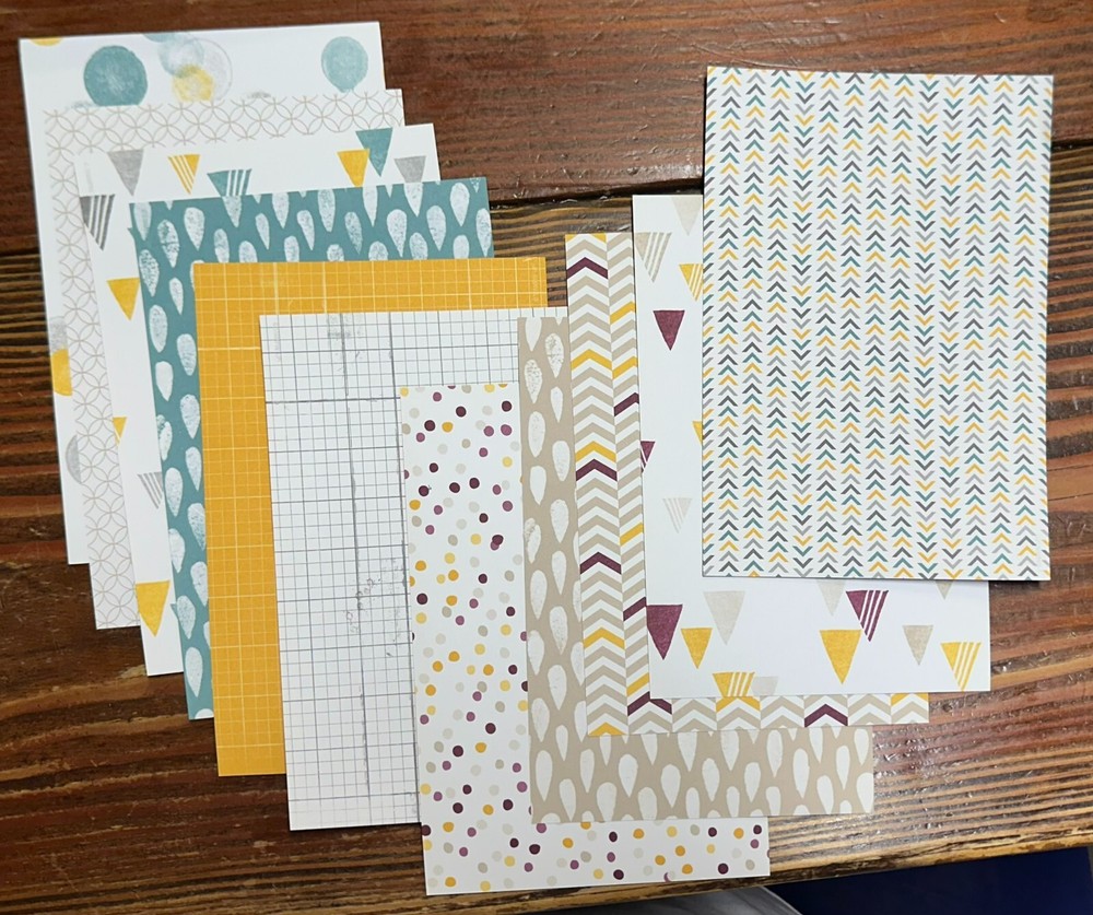 Stampin' Up! MOONLIGHT STACK DSP - 12 4.5 X 6.5 DOUBLE SIDED SHEETS