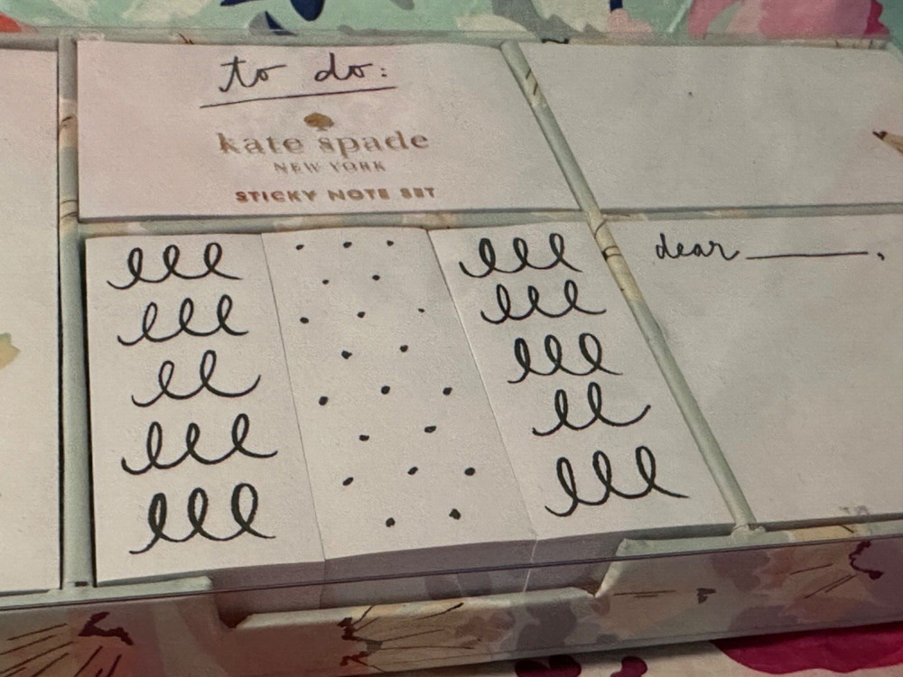 Kate Spade New York “ ON POINT STICKY NOTE SET “