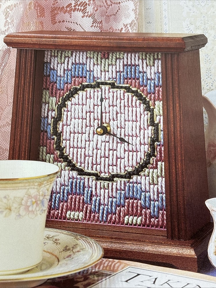 Bargello Clock Annie's Attic Plastic Canvas Pattern Page