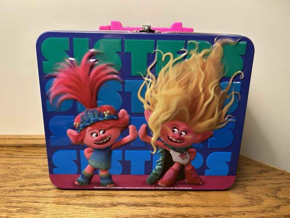 Dream Works Trolls Metal Lunch Box
