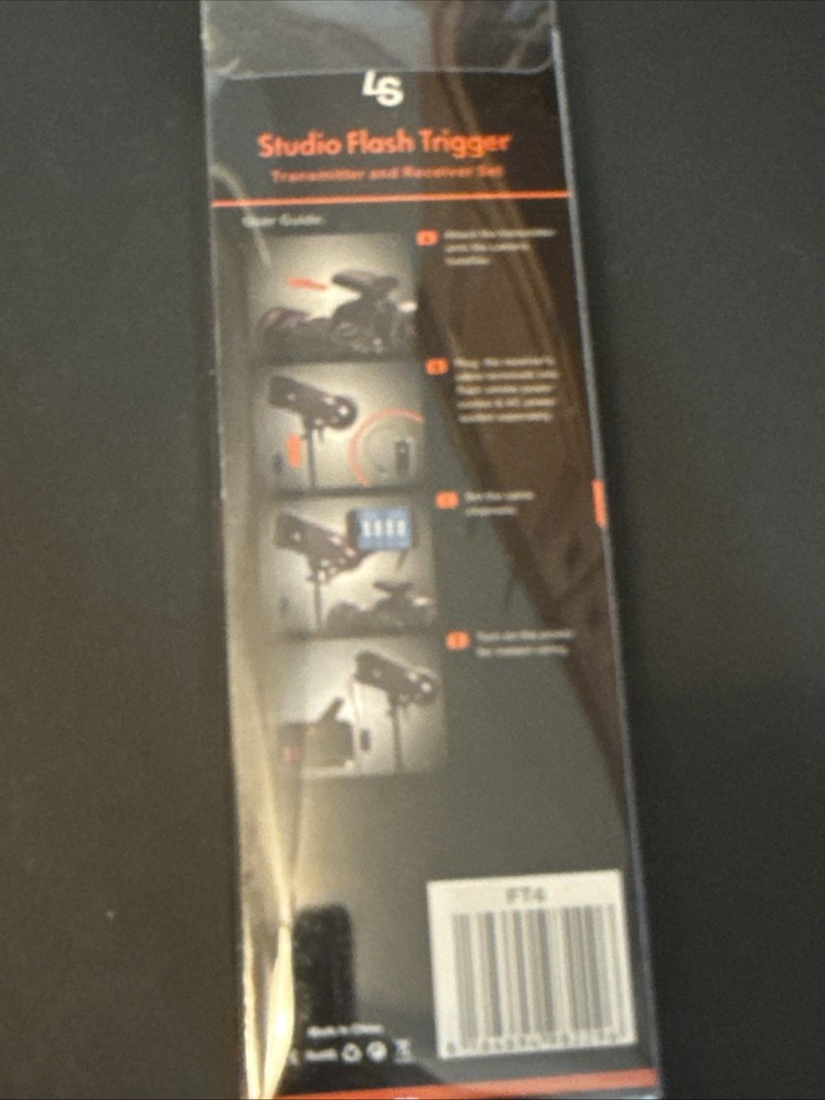 LS Wireless Remote Light Studio Flash Trigger Transmitter & Receiver Set FT4