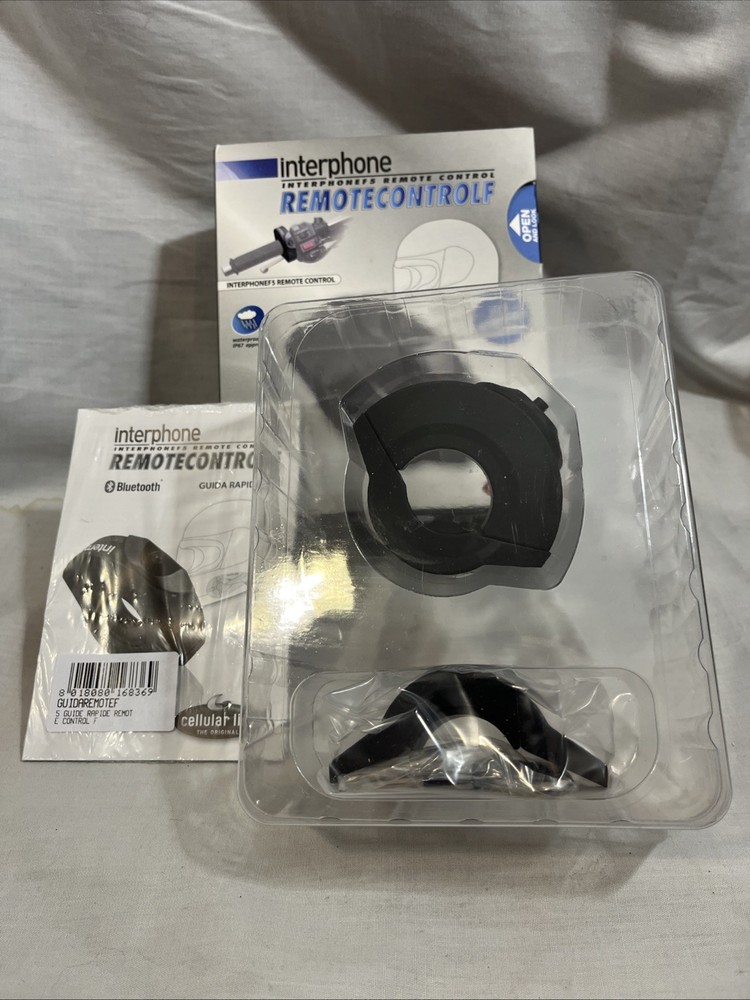 Black Wireless Bluetooth Media Button Remote Controller For Motorcycle Handlebar