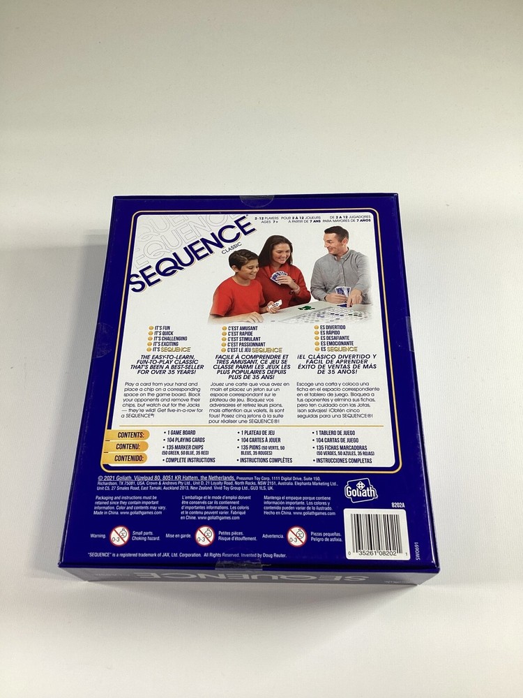 Goliath Sequence Classic Board Game