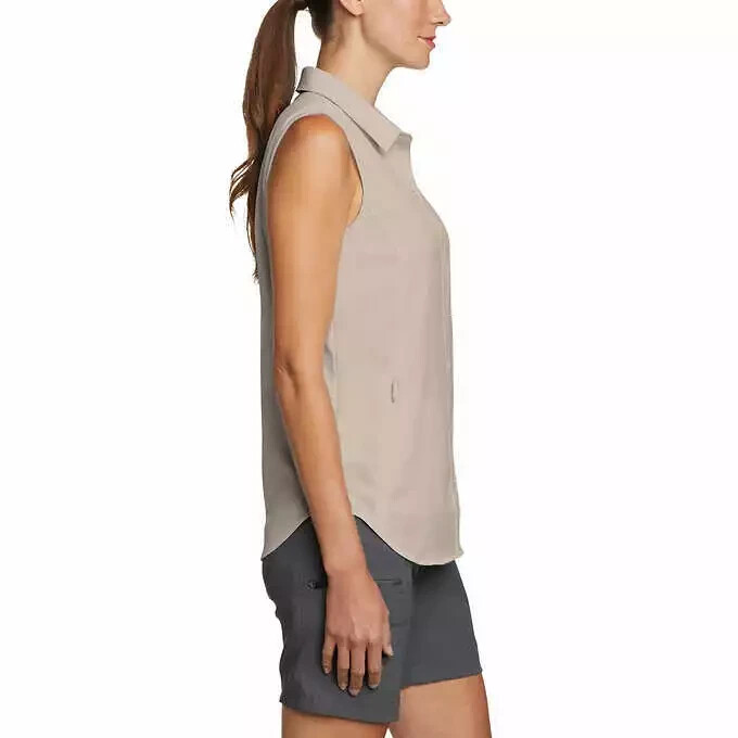 Eddie Bauer Women's Sleeveless Button up Top