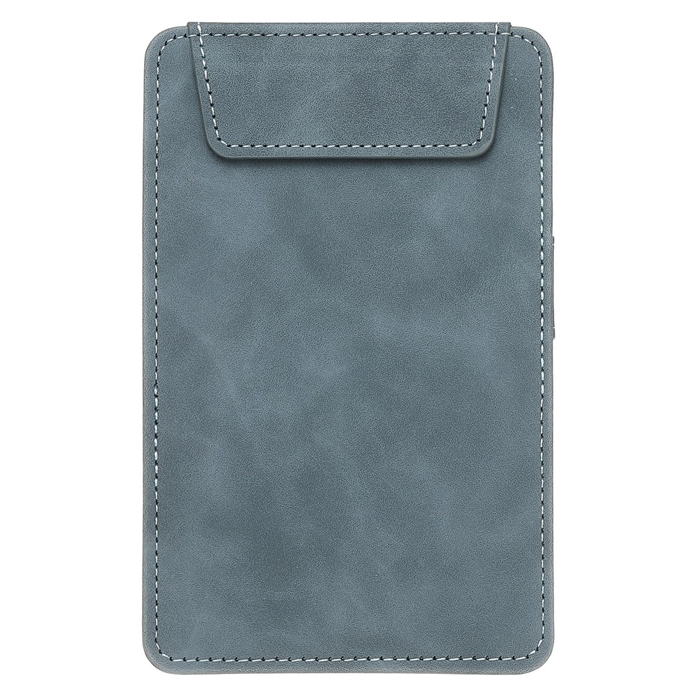 A5 PU Leather Notepad, 4"x6" With Magnetic Closure, Blue